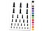 Chess King Piece Temporary Tattoo Water Resistant Fake Body Art Set Collection